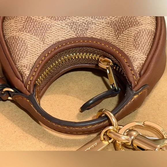 Coach Mini Carmen Bag Charm in Signature
Canvas NWT - Picture 3 of 5